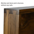 Square Black Walnut Serving Tray - Kinwell Furniture